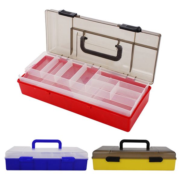 34*14*7.5cm 2-layer multi-purpose fishing rod bait accessories box portable multicolour fishing storage box with handle
34*14*7.5cm 2-layer multi-purpose fishing rod bait accessories box portable multicolour fishing storage box with handle