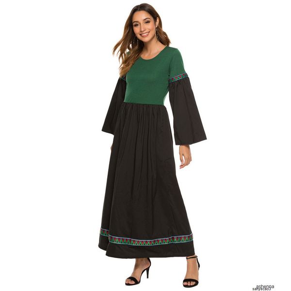 womens designer long sleeve stitching dress9aq4h, Black;gray 
womens designer long sleeve stitching dress9aq4h, Black;gray