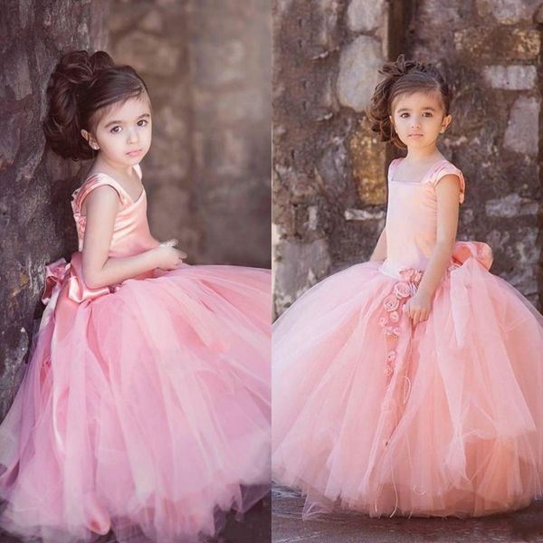 blush pink waist designer kids flower girls dresses tulle square neck cap sleeves handmade flower bow sash children party gowns, White;blue
blush pink waist designer kids flower girls dresses tulle square neck cap sleeves handmade flower bow sash children party gowns, White;blue