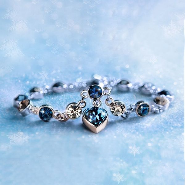 epi ocean love heart-shaped peach austria crystal zircon ladies bracelet jewelry accessories fantastic wristlet trinket gift, Golden;silver
epi ocean love heart-shaped peach austria crystal zircon ladies bracelet jewelry accessories fantastic wristlet trinket gift, Golden;silver