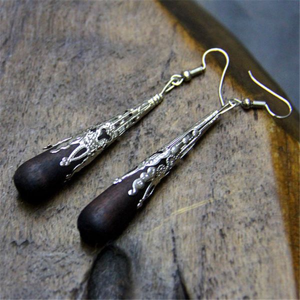 unique elegant quality handmade hollow carved tibetan silver glossy poplar wood allergy-noble long earrings ethnic jewelry, Golden
unique elegant quality handmade hollow carved tibetan silver glossy poplar wood allergy-noble long earrings ethnic jewelry, Golden