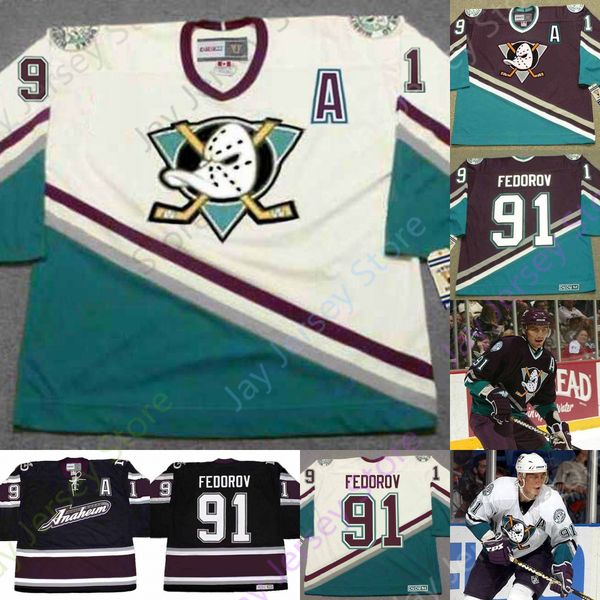 Custom SERGEI FEDOROV Anaheim Mighty Ducks 2005 Home Away CCM Vintage Throwback Jersey
Custom SERGEI FEDOROV Anaheim Mighty Ducks 2005 Home Away CCM Vintage Throwback Jersey