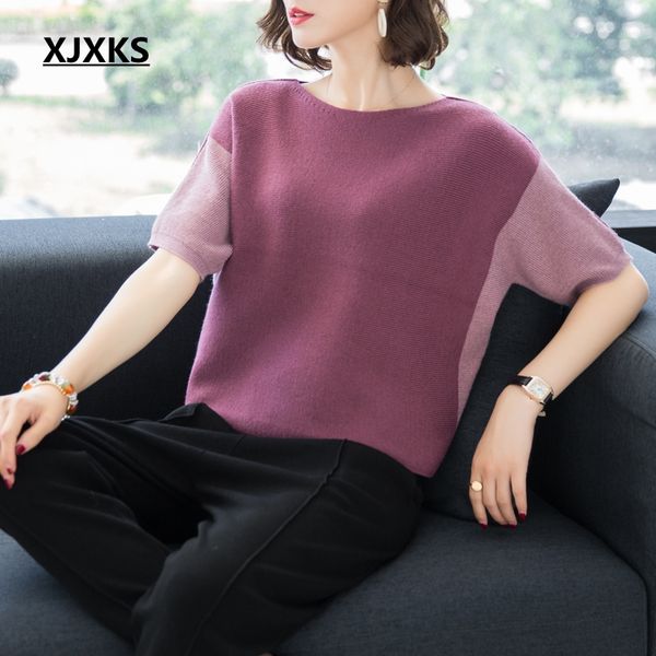 xjxks sweaters fashion 2019 women cashmere sweater short sleeve plus size loose sweater women autumn pullover, White;black
xjxks sweaters fashion 2019 women cashmere sweater short sleeve plus size loose sweater women autumn pullover, White;black