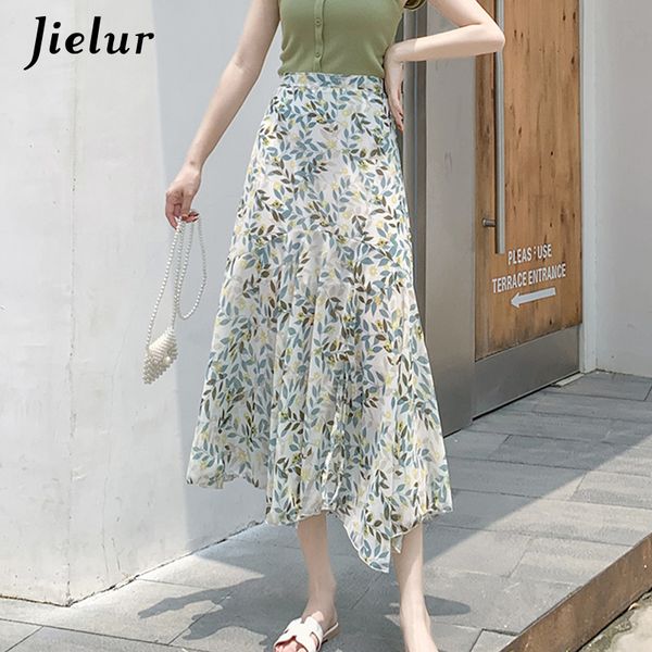 chiffon floral skirts lady fresh irregular split elegant women skirts high waist red green fashion ropa mujer verano 2019, Black
chiffon floral skirts lady fresh irregular split elegant women skirts high waist red green fashion ropa mujer verano 2019, Black