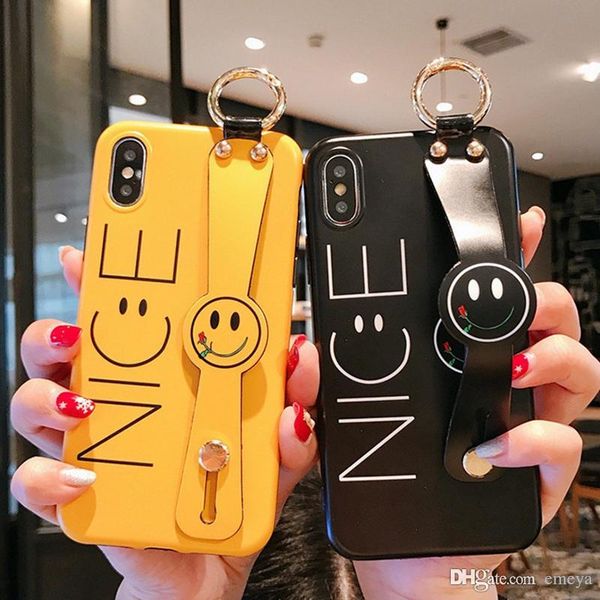 new fashion phone case for iphone 6 6s 7 8 plus x xr xs max cute cartoon letter smiley face soft tpu for iphone xs with wristband holder
new fashion phone case for iphone 6 6s 7 8 plus x xr xs max cute cartoon letter smiley face soft tpu for iphone xs with wristband holder