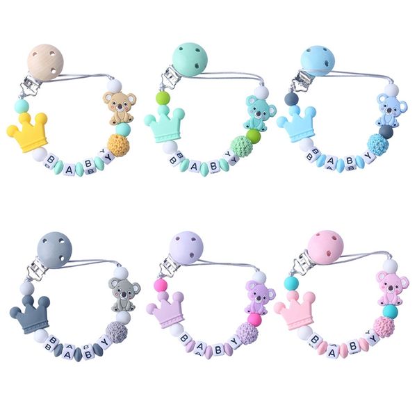 diy silicone baby pacifier clip cute cartoon colorful pacifier chain for baby teething soother chew toy dummy clips
diy silicone baby pacifier clip cute cartoon colorful pacifier chain for baby teething soother chew toy dummy clips