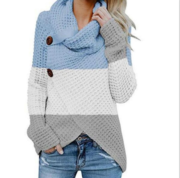 fashion womens designer sweaters slim long sleeve turtle neck ladies clothing striped print female color matching sweaters, White;black
fashion womens designer sweaters slim long sleeve turtle neck ladies clothing striped print female color matching sweaters, White;black