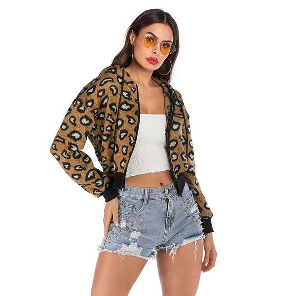 women hooded autumn winter sweatshirt zipper leopard print long sleeve casual fashion sweatshirt 2019 new hoodies, Black
women hooded autumn winter sweatshirt zipper leopard print long sleeve casual fashion sweatshirt 2019 new hoodies, Black