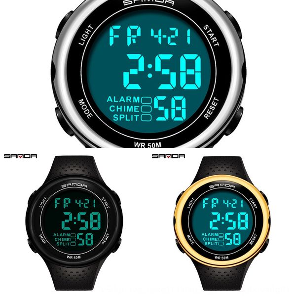 sanda men's outdoor sports luminous waterproof luminous outdoor sports electronic watch personalized watch, Blue
sanda men's outdoor sports luminous waterproof luminous outdoor sports electronic watch personalized watch, Blue