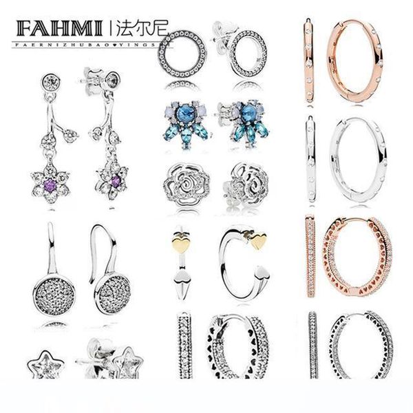 fahmi 100% 925 sterling silver fashion daisy rose stud earrings water drops love star ice crystal paw inlay earring, Golden;silver
fahmi 100% 925 sterling silver fashion daisy rose stud earrings water drops love star ice crystal paw inlay earring, Golden;silver