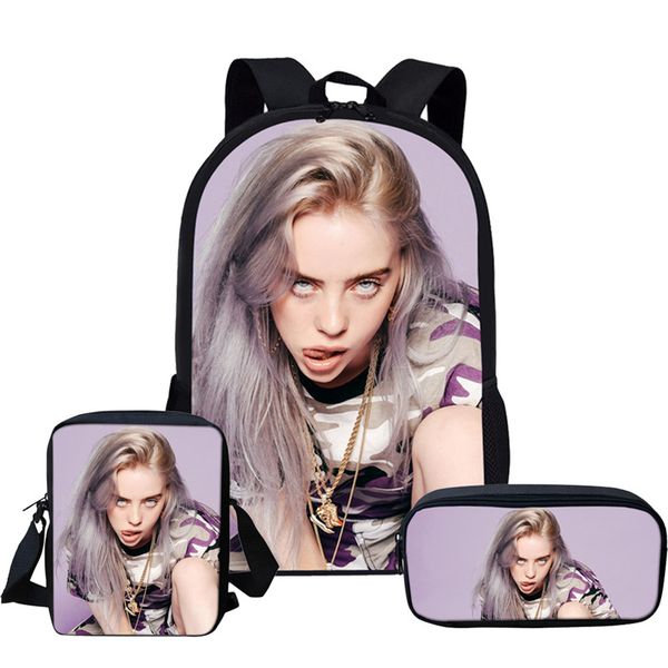 billie eilish backpack back to school 16 inch children bag pack kids girls knapsack teenager 3pcs/set school bag mochila escolar
billie eilish backpack back to school 16 inch children bag pack kids girls knapsack teenager 3pcs/set school bag mochila escolar