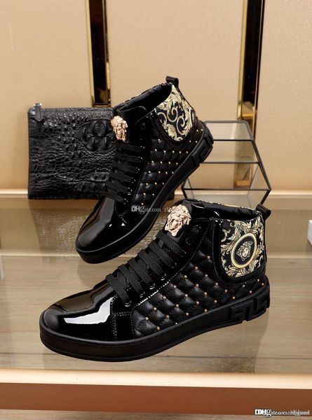new luxury design men's casual high shoes aristocratic temperament fashion leather men's shoes size 38-43
new luxury design men's casual high shoes aristocratic temperament fashion leather men's shoes size 38-43