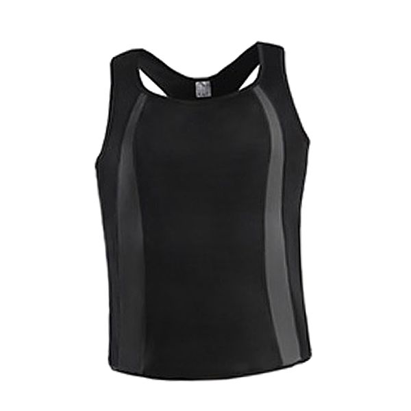 men's gym sweat waist trainer vest trimmer sauna suit fat burn shapewear, Black;white
men's gym sweat waist trainer vest trimmer sauna suit fat burn shapewear, Black;white