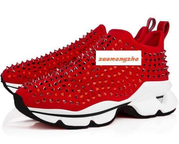 red famous brand shoes red bottom socks sports shoes spike sock men's or women's training shoes size35-46mc, Black
red famous brand shoes red bottom socks sports shoes spike sock men's or women's training shoes size35-46mc, Black