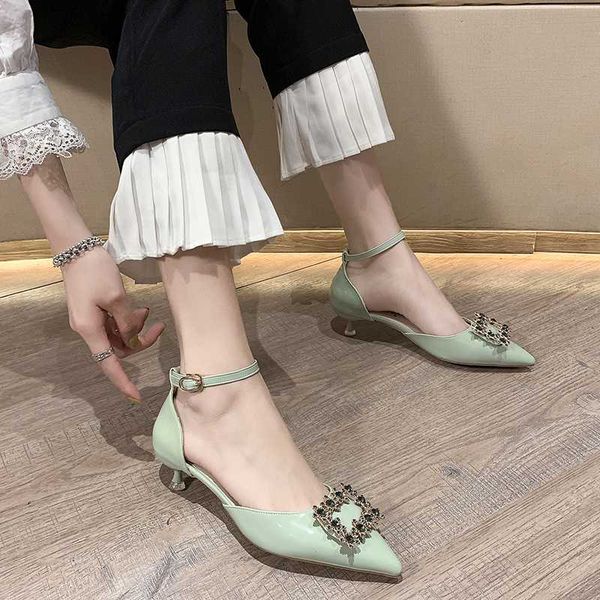 new ladies high heel sandals fashion metal rhinestone pointed high heels comfortable fine heel casual women shoes party sandals, Black
new ladies high heel sandals fashion metal rhinestone pointed high heels comfortable fine heel casual women shoes party sandals, Black
