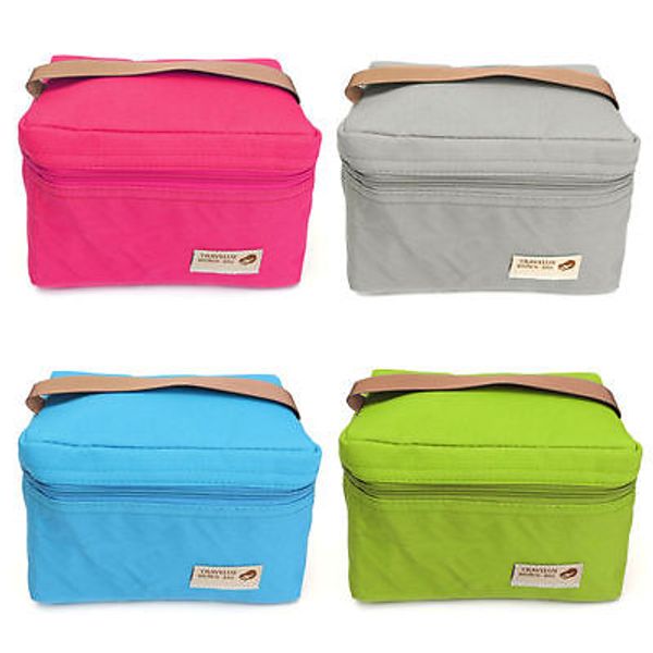 thermal cooler insulated lunch box storage picnic bag portable travel tote pouch, Blue;pink
thermal cooler insulated lunch box storage picnic bag portable travel tote pouch, Blue;pink