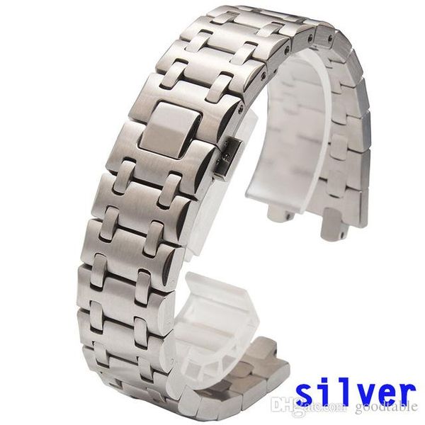 quality 316l stainless steel watchband 28mm for mens fine steel buckle for royal oak15400 replacement strap, Black;brown
quality 316l stainless steel watchband 28mm for mens fine steel buckle for royal oak15400 replacement strap, Black;brown