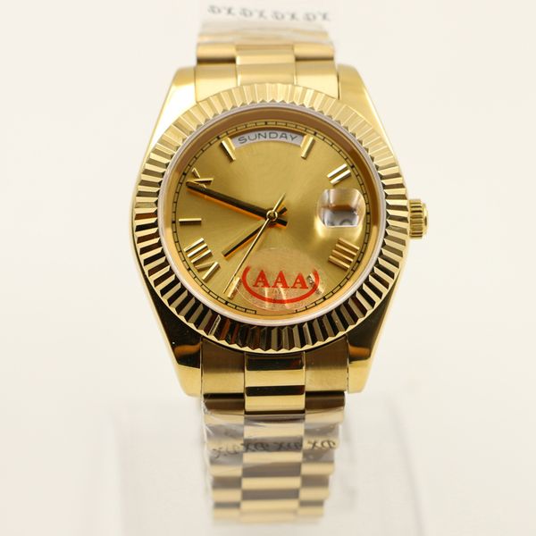 fashion 18 colors luxury watch automatic daydate men automatic self-wind 40mm 18k watches stainless steel wristwatch no battery 2813, Slivery;brown
fashion 18 colors luxury watch automatic daydate men automatic self-wind 40mm 18k watches stainless steel wristwatch no battery 2813, Slivery;brown