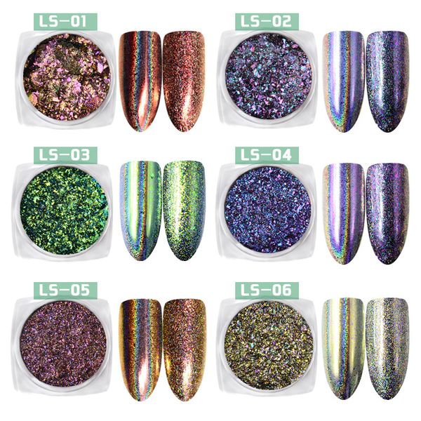nail glitter foreign trade laser symphony mirror powder fireworks chameleon 6 colors, Silver;gold
nail glitter foreign trade laser symphony mirror powder fireworks chameleon 6 colors, Silver;gold