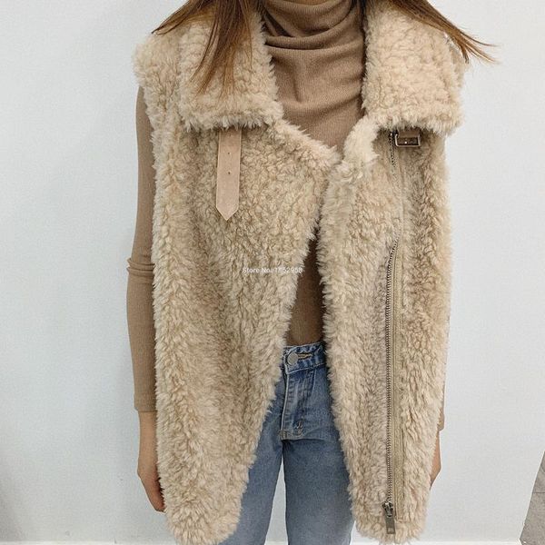 women's fur & faux real lamb wool gilets women fashion clothes sj1055 fashionable arrival wholeskin sheep vest, Black
women's fur & faux real lamb wool gilets women fashion clothes sj1055 fashionable arrival wholeskin sheep vest, Black