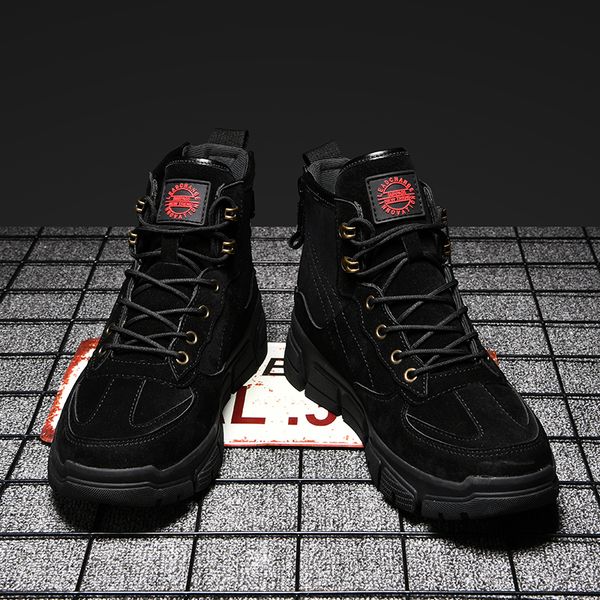 2020 winter men's boots men's waterproof ankle boots autumn fashion casual shoes snow warm lace-up plus size 39-45, Black
2020 winter men's boots men's waterproof ankle boots autumn fashion casual shoes snow warm lace-up plus size 39-45, Black
