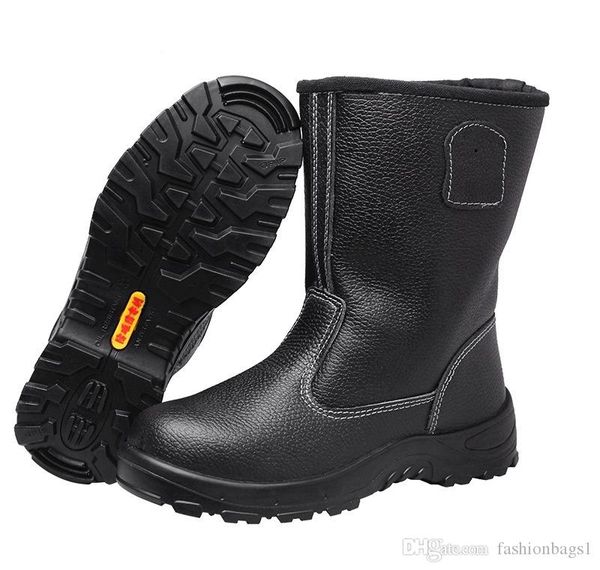 men safety shoes steel toe cow suede leather work boots puncture proof safety boot booties outdoor rain fur boots martin boots women, Black
men safety shoes steel toe cow suede leather work boots puncture proof safety boot booties outdoor rain fur boots martin boots women, Black