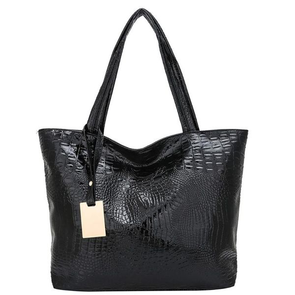 women ladies fashion alligator solid large capacity shoulder tote handbag bags pu leather tote bag bolsa feminina p
women ladies fashion alligator solid large capacity shoulder tote handbag bags pu leather tote bag bolsa feminina p