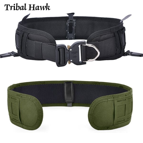 belt tactical army molle battle waist belt men outdoor combat hunting soft padded system accessories, Black;gray
belt tactical army molle battle waist belt men outdoor combat hunting soft padded system accessories, Black;gray