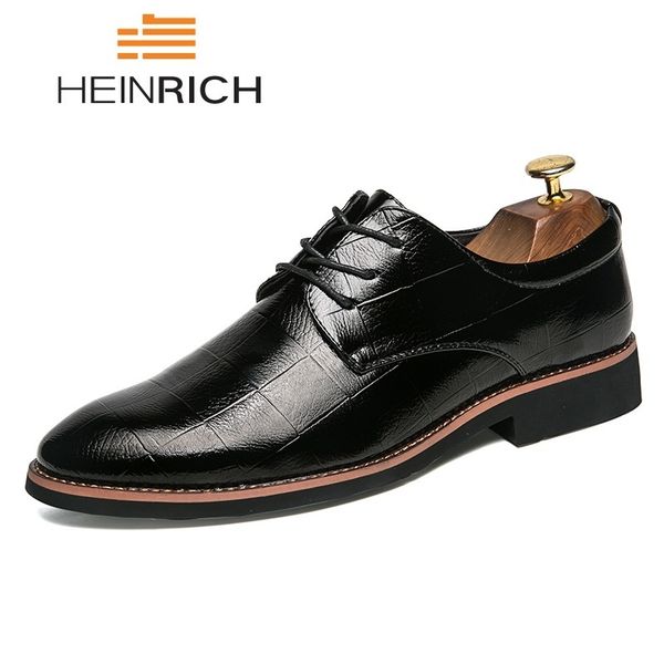 heinrich fashion brand business mens formal shoes men's leather shoes spring/autumn wedding for men chaussures homme, Black
heinrich fashion brand business mens formal shoes men's leather shoes spring/autumn wedding for men chaussures homme, Black