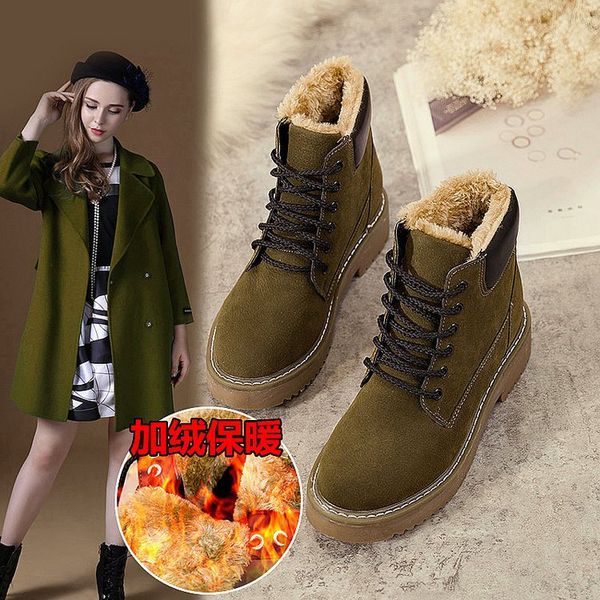 classic women winter boots suede ankle snow boots female warm fur plush insole botas mujer ghnb, Black
classic women winter boots suede ankle snow boots female warm fur plush insole botas mujer ghnb, Black