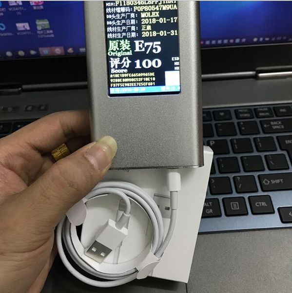 Genuine foxconn e75 cable chip od 3 0mm 1m 3ft data u b charger cable for xr x max 8 7 cable with new package
Genuine foxconn e75 cable chip od 3 0mm 1m 3ft data u b charger cable for xr x max 8 7 cable with new package