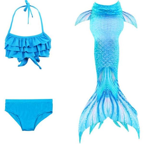 3pcs girls swimming mermaid tail bikini swimwear suit with fin costumes cosplay swimsuit bikini bathing suit dress for girls, Black
3pcs girls swimming mermaid tail bikini swimwear suit with fin costumes cosplay swimsuit bikini bathing suit dress for girls, Black