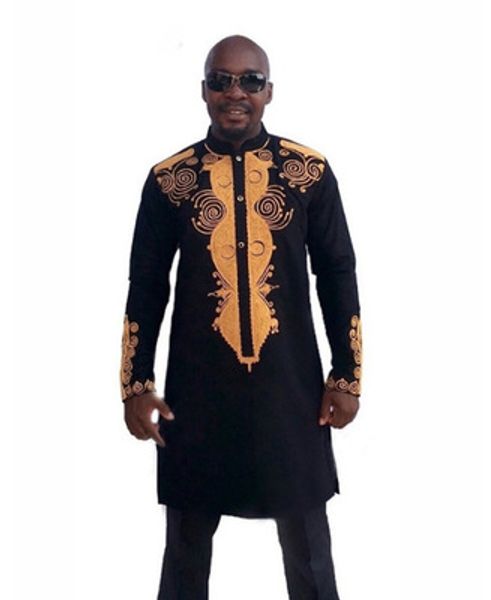 mens pant set 2 pieces outfit set african men clothes riche african clothing for men dashiki shirt with trouser, White;black
mens pant set 2 pieces outfit set african men clothes riche african clothing for men dashiki shirt with trouser, White;black