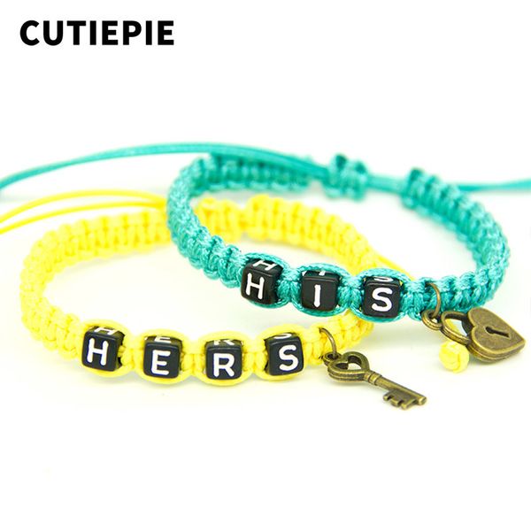 2pcs/pair fashionable couple bracelets his and hers with key lock rope chains lovers gifts artificial present charm bracelets, Golden;silver
2pcs/pair fashionable couple bracelets his and hers with key lock rope chains lovers gifts artificial present charm bracelets, Golden;silver