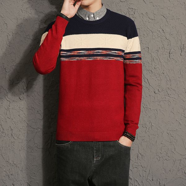 pullovers 2017 fashion men's sweaters autumn winter men round collar striped pullover casual knitted shirt big men sweaters, White;black
pullovers 2017 fashion men's sweaters autumn winter men round collar striped pullover casual knitted shirt big men sweaters, White;black