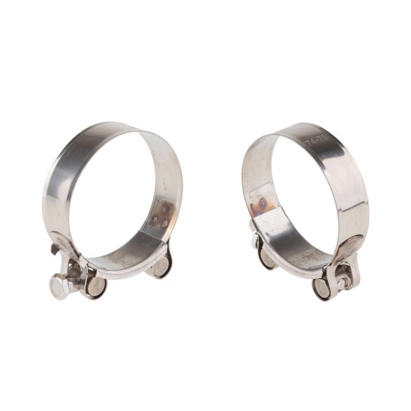2 pieces motorcycle exhaust pipe clamp, fixed muffler fitting, stainless steel modification accessories
2 pieces motorcycle exhaust pipe clamp, fixed muffler fitting, stainless steel modification accessories