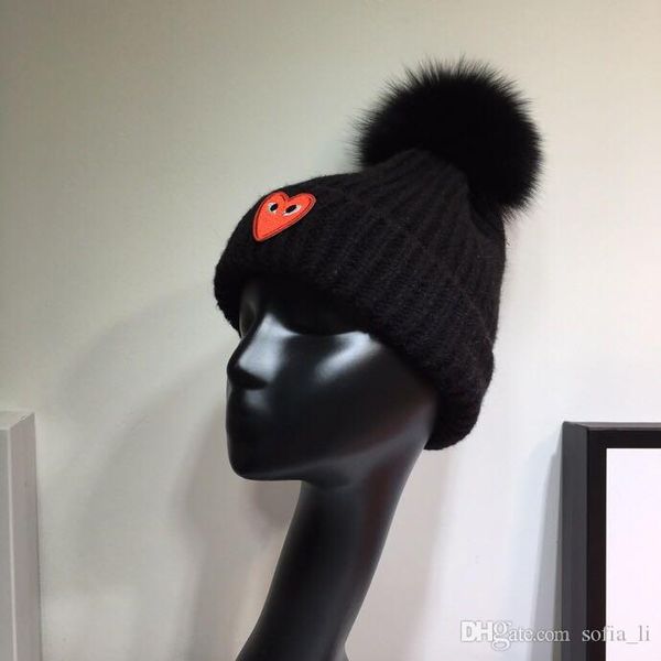 winter knit wool hat 2019 new fashion item pure color girl wool love warm hat boutique fox fur ball female hat, Blue;gray
winter knit wool hat 2019 new fashion item pure color girl wool love warm hat boutique fox fur ball female hat, Blue;gray