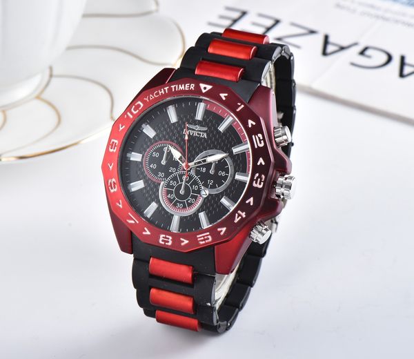 swiss cosc invicta black dial super quality men's watch silicone multifunction rubber band quartz watch chronograph sport wristwatch cl, Slivery;brown
swiss cosc invicta black dial super quality men's watch silicone multifunction rubber band quartz watch chronograph sport wristwatch cl, Slivery;brown