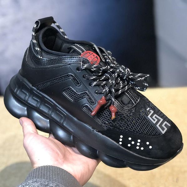 2019 chain reaction chainz 2.0 men women love sneakers mens triple black lightweight link-embossed sole luxury designer shoes
2019 chain reaction chainz 2.0 men women love sneakers mens triple black lightweight link-embossed sole luxury designer shoes
