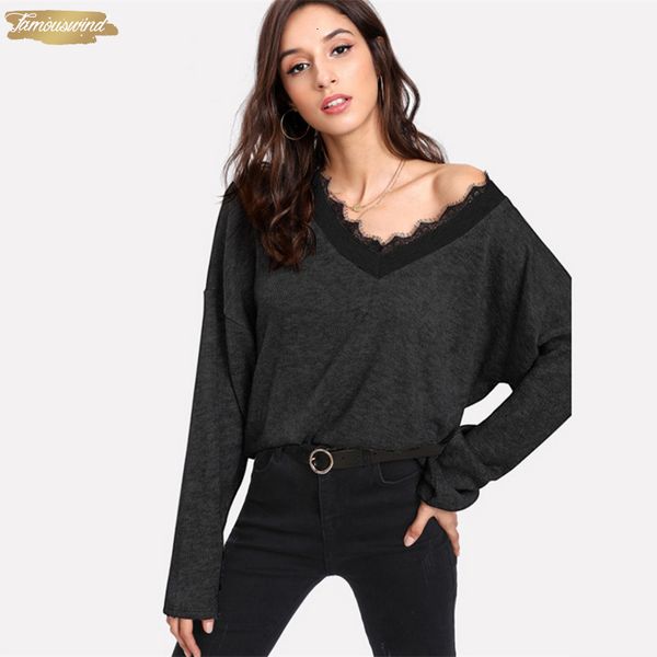 black solid eyelash sweater lace pullovers casual knitted autumn green v neck women jumper loose winter sweater, White;black
black solid eyelash sweater lace pullovers casual knitted autumn green v neck women jumper loose winter sweater, White;black
