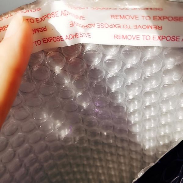 free ship фиолетовый цвет aluminized фильм молния пузырь конверт мешок утолщение экспресс большой упаковка поли мешок пузыря конверты