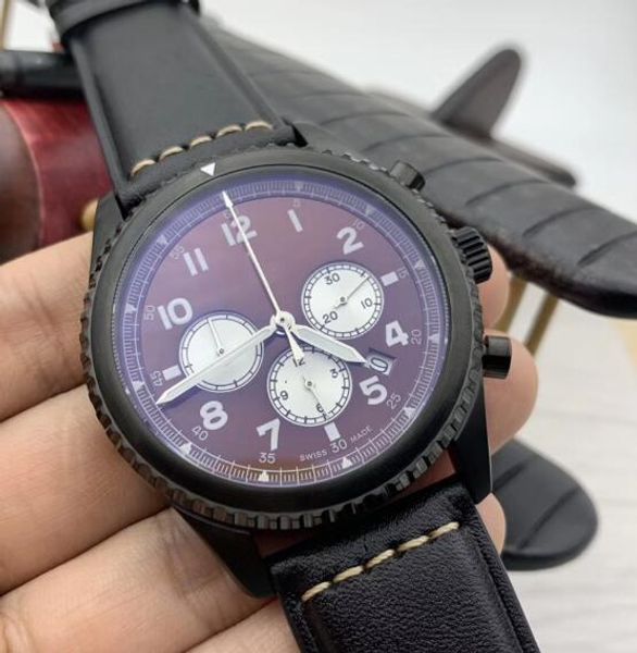 navitimer 1884 quartz chronograph mens watches red dial luminous hands functional watch loved and respected by pilots and aviation fans, Slivery;brown
navitimer 1884 quartz chronograph mens watches red dial luminous hands functional watch loved and respected by pilots and aviation fans, Slivery;brown