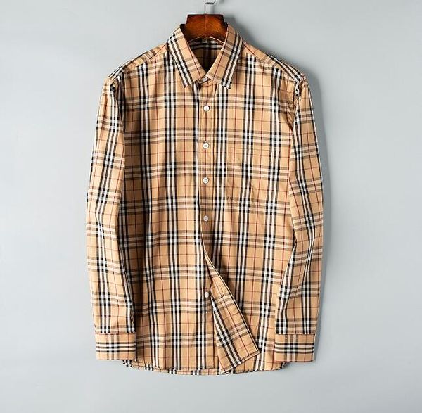 оптовая продажа 2020 новый бренд весна осень повседневная с длинным рукавом мужская рубашка высокое качество хлопка формальный бизнес плед м, White;black 
оптовая продажа 2020 новый бренд весна осень повседневная с длинным рукавом мужская рубашка высокое качество хлопка формальный бизнес плед м, White;black