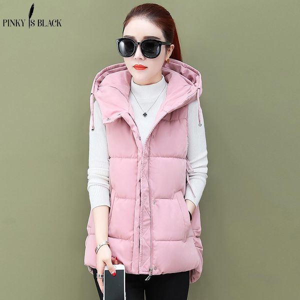 pinkyisblack winter vest women waistcoat 2019 female sleeveless jacket hooded warm velvet short vest outwear colete feminino, Black;white
pinkyisblack winter vest women waistcoat 2019 female sleeveless jacket hooded warm velvet short vest outwear colete feminino, Black;white