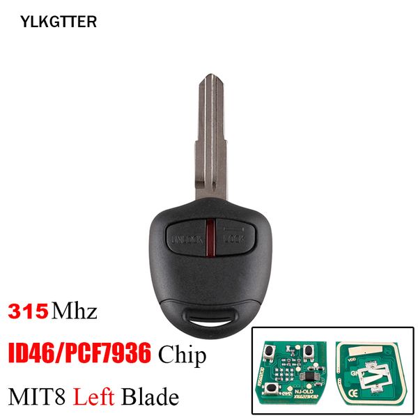 ylkgtter 2buttons mit8 blade remote car key 315mhz id46 chip for mitsubishi outlander pajero triton asx lancer car keys
ylkgtter 2buttons mit8 blade remote car key 315mhz id46 chip for mitsubishi outlander pajero triton asx lancer car keys