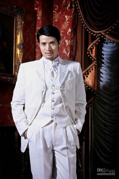 wedding suits for men bridegroom suit groom tuxedo white mens formal wear 2020 tailor suit dress, White;black
wedding suits for men bridegroom suit groom tuxedo white mens formal wear 2020 tailor suit dress, White;black