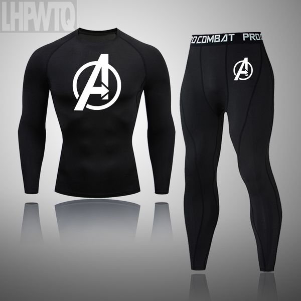 mens sports running set compression t-shirt + pants the fitness rashguard training thermal clothes gym yoga suits, Black;blue
mens sports running set compression t-shirt + pants the fitness rashguard training thermal clothes gym yoga suits, Black;blue