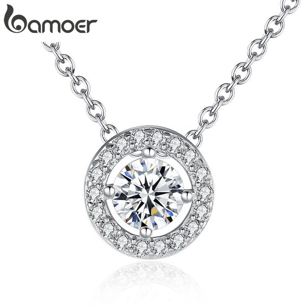 bamoer latest pendant necklace elegant for women with round cz zircon-jewelry 0.6cm power necklace wedding jewelry yin039, Silver
bamoer latest pendant necklace elegant for women with round cz zircon-jewelry 0.6cm power necklace wedding jewelry yin039, Silver
