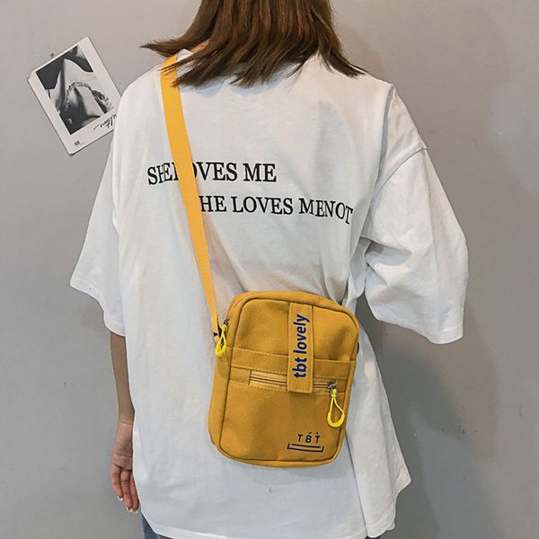 women canvas shoulder bag casual letter handbag mini zipper messenger bag harajuku crossbody bags mobile phone purse #yj
women canvas shoulder bag casual letter handbag mini zipper messenger bag harajuku crossbody bags mobile phone purse #yj