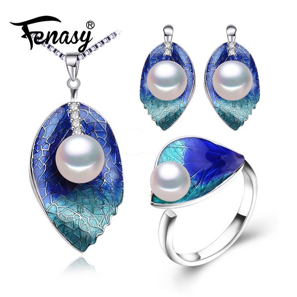 fenasy pearl ювелирные наборы стерлингового серебра 925 серьги стержня натуральный жемчуг ожерелье листьев для женщин любовь перегородчатые, Silver
fenasy pearl ювелирные наборы стерлингового серебра 925 серьги стержня натуральный жемчуг ожерелье листьев для женщин любовь перегородчатые, Silver
